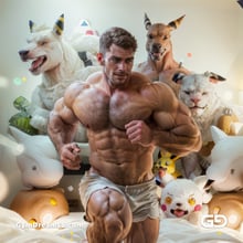 Pokemon. Embracing the Inner Child. Rendered with Stable Diffusion, Airfuck’s Brute Mix, and Control Nets.