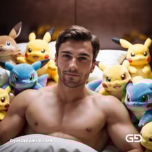 Pokemon Obsession. Embracing the Inner Child. Rendered with Stable Diffusion, Airfuck’s Brute Mix, and Control Nets.