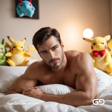 Pokemon Obsession. Embracing the Inner Child. Rendered with Stable Diffusion, Airfuck’s Brute Mix, and Control Nets.