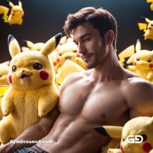 Pokemon Obsession. Embracing the Inner Child. Rendered with Stable Diffusion, Airfuck’s Brute Mix, and Control Nets.