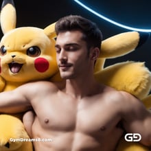 Pokemon Obsession. Embracing the Inner Child. Rendered with Stable Diffusion, Airfuck’s Brute Mix, and Control Nets.