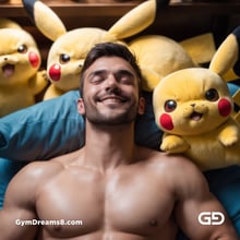 Pokemon Obsession. Embracing the Inner Child. Rendered with Stable Diffusion, Airfuck’s Brute Mix, and Control Nets.