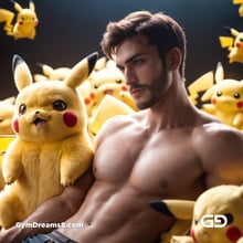 Pokemon Obsession. Embracing the Inner Child. Rendered with Stable Diffusion, Airfuck’s Brute Mix, and Control Nets.