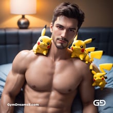 Pokemon Obsession. Embracing the Inner Child. Rendered with Stable Diffusion, Airfuck’s Brute Mix, and Control Nets.