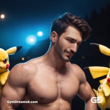 Pokemon Obsession. Embracing the Inner Child. Rendered with Stable Diffusion, Airfuck’s Brute Mix, and Control Nets.