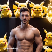 Pokemon Obsession. Embracing the Inner Child. Rendered with Stable Diffusion, Airfuck’s Brute Mix, and Control Nets.