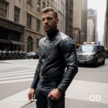 Police. Portraits of police officers, rendered as photographs with Stable Diffusion and Virile Reality v3 Beta.