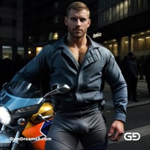 Police. Portraits of police officers, rendered as photographs with Stable Diffusion and Virile Reality v3 Beta.