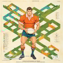 Rugby Diagrams. Stable Diffusion with SDXL.