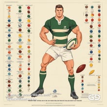Rugby Diagrams. Stable Diffusion with SDXL.