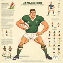 Rugby Diagrams. Stable Diffusion with SDXL.