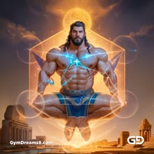 Seed of Life. Sacred Geometry. Symbol of creation. Stable Diffusion with Airfuck’s Wild Mix and Control Nets.