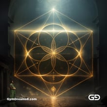 Seed of Life. Sacred Geometry. Symbol of creation. Stable Diffusion with Airfuck’s Wild Mix and Control Nets.