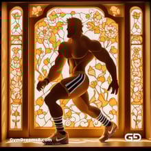 Teddy, Rugby, Stripes. Part 3. Men in long rugby socks with teddy bears. Rendered in Stable Diffusion with SDXL.