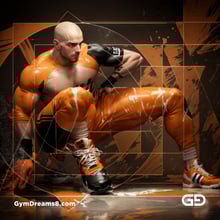 chav. Ink and Masculinity. Fusion of Abstract Expressionist Paint, Cubist Composition, Typography, and Male Figures, with Stable Diffusion and Airfuck’s Wild Mix.