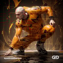 chav. Ink and Masculinity. Fusion of Abstract Expressionist Paint, Cubist Composition, Typography, and Male Figures, with Stable Diffusion and Airfuck’s Wild Mix.