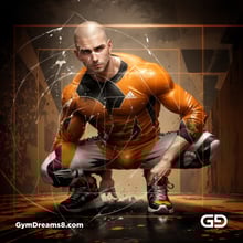 chav. Ink and Masculinity. Fusion of Abstract Expressionist Paint, Cubist Composition, Typography, and Male Figures, with Stable Diffusion and Airfuck’s Wild Mix.