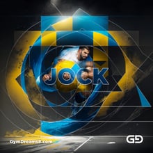 Jock. Ink and Masculinity. Fusion of Abstract Expressionist Paint, Cubist Composition, Typography, and Male Figures, with Stable Diffusion and Airfuck’s Wild Mix.