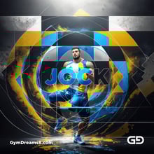 Jock. Ink and Masculinity. Fusion of Abstract Expressionist Paint, Cubist Composition, Typography, and Male Figures, with Stable Diffusion and Airfuck’s Wild Mix.