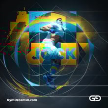 Jock. Ink and Masculinity. Fusion of Abstract Expressionist Paint, Cubist Composition, Typography, and Male Figures, with Stable Diffusion and Airfuck’s Wild Mix.