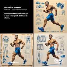 Mechanical Blueprint, Prelude 1 to Vibrant Beginnings. Stable Diffusion, Vibrant Horizon Turbo XL.