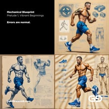 Mechanical Blueprint, Prelude 1 to Vibrant Beginnings. Stable Diffusion, Vibrant Horizon Turbo XL.