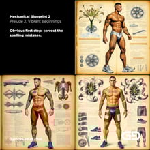 Mechanical Blueprint 2, Prelude 2 to Vibrant Beginnings. Stable Diffusion, Vibrant Horizon Turbo XL.